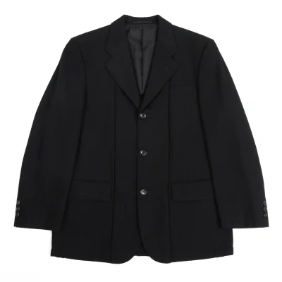 COMME des GARCONS HOMME Front Tuck Wool Jacket