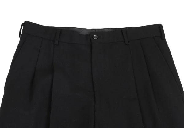 COMME des GARCONS HOMME Wool Tuck Pants K-159601_002