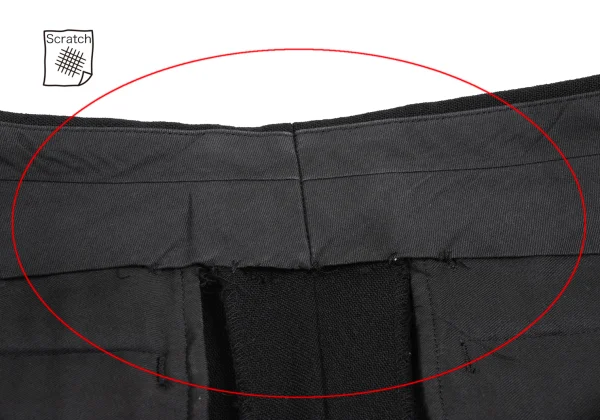COMME des GARCONS HOMME Wool Tuck Pants K-159601_006