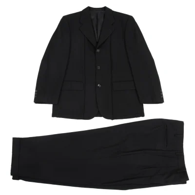 COMME des GARCONS HOMME Front Tuck Wool Jacket & Pants