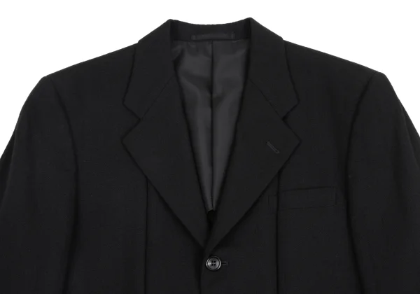 COMME des GARCONS HOMME Front Tuck Wool Jacket & Pants K-159602_003