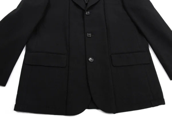 COMME des GARCONS HOMME Front Tuck Wool Jacket & Pants K-159602_006