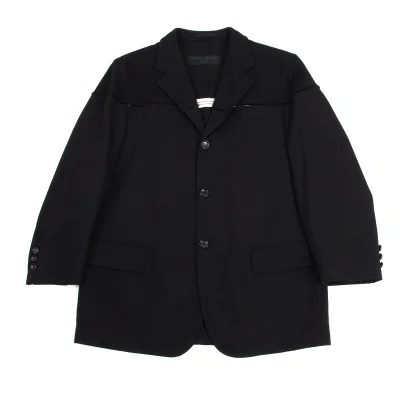 COMME des GARCONS HOMME Cut Off Check Woven Switching 3B Jacket