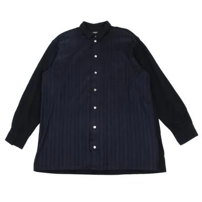 Yohji Yamamoto POUR HOMME Front Weave Switching Shirt