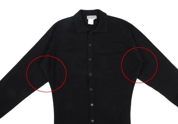 Yohji Yamamoto POUR HOMME Wool Knit Shirt K-159616_002