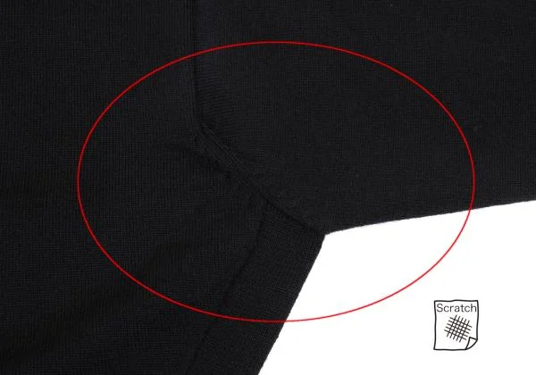 Yohji Yamamoto POUR HOMME Wool Knit Shirt K-159616_003
