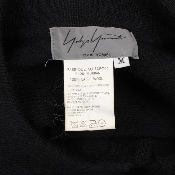 Yohji Yamamoto POUR HOMME Wool Knit Shirt K-159616_014