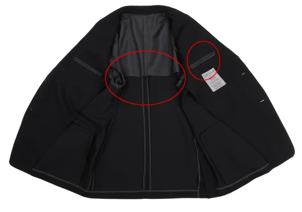 Yohji Yamamoto POUR HOMME Wool Polyester Jacket K-159619_013