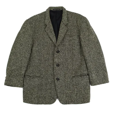 Yohji Yamamoto POUR HOMME Wool Nylon Design Woven Jacket