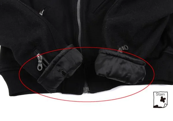 Yohji Yamamoto POUR HOMME riri Zip Reversible Flight Jacket K-159622_006