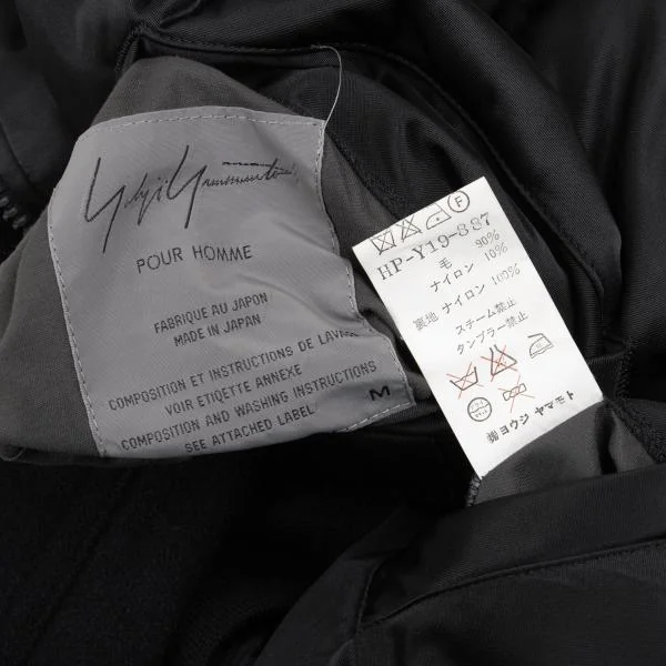 Yohji Yamamoto POUR HOMME riri Zip Reversible Flight Jacket K-159622_018