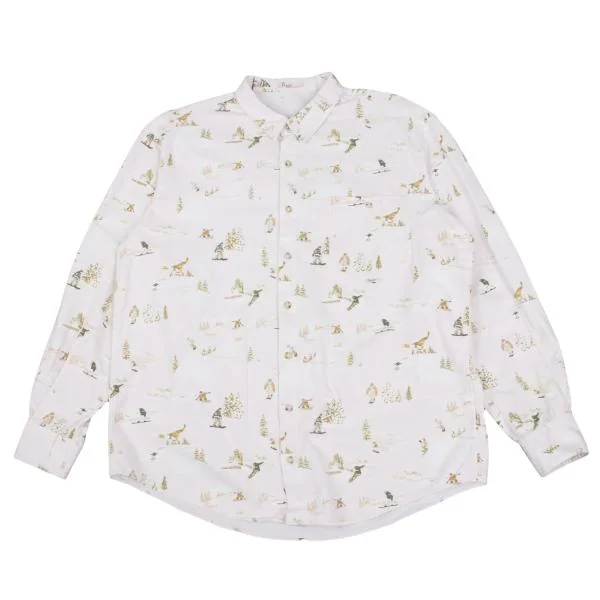 Papas Printed Long Sleeve Shirt Pink 50L K-159624_001