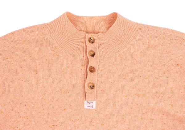 Papas Wool Blend Henley Neck Knit Sweater K-159629_002