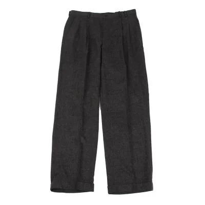 Papas Angora Blend Tuck Double Pants