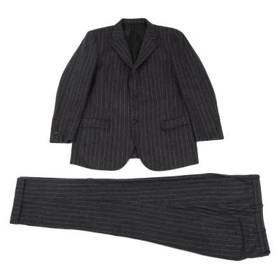 Papas Cashmere Blend Wool Stripe Jacket & Pants