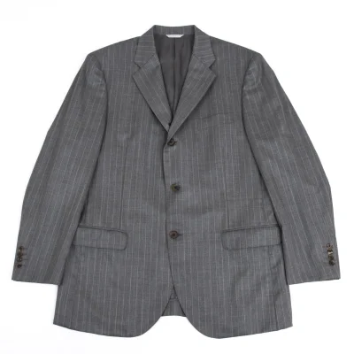 Papas Stripe Wool Jacket