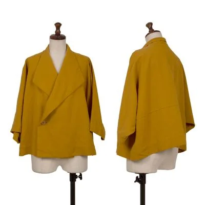 ISSEY MIYAKE Cotton Linen Shirt Jacket
