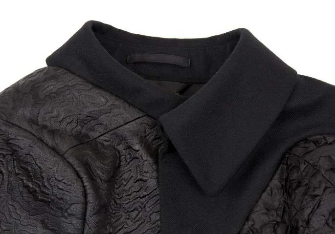 コムデギャルソンCOMME des GARCONS 切替装飾ボレロ 黒S (K-11841)