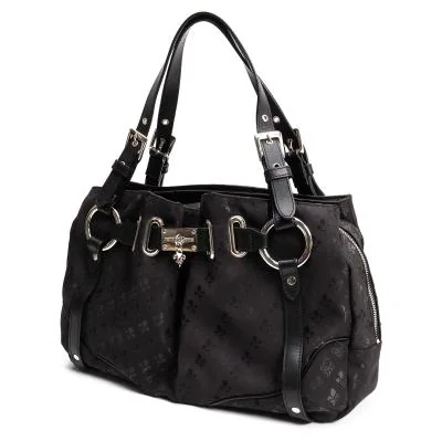 PATRICK COX Leather Belted Lily Crest Bag