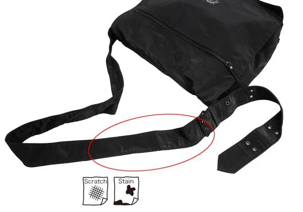 Jean Paul GAULTIER HOMME Dragon Emboss Coating Messenger Bag K-159669_014