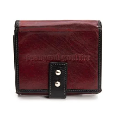 Jean Paul GAULTIER Logo Emboss Leather Wallet