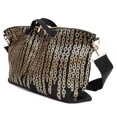 PLEATS PLEASE Foil Chain Printed 2way Shoulder Bag