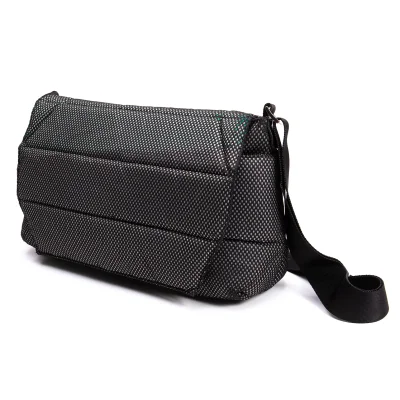 PLEATS PLEASE Mesh Design Flap Shoulder Bag 