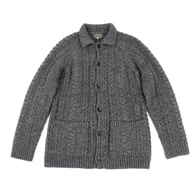 Y's for men Wool Cable Knit Jacket