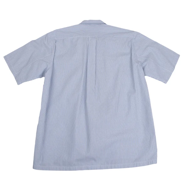 COMME des GARCONS SHIRT Switching Stripe Open Collar Shirt K-159695_013