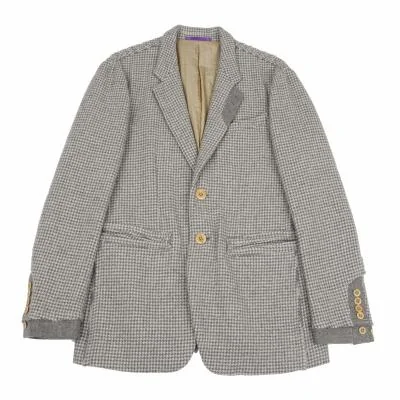 Paul Smith COLLECTION Inside out Houndstooth Wool Jacket