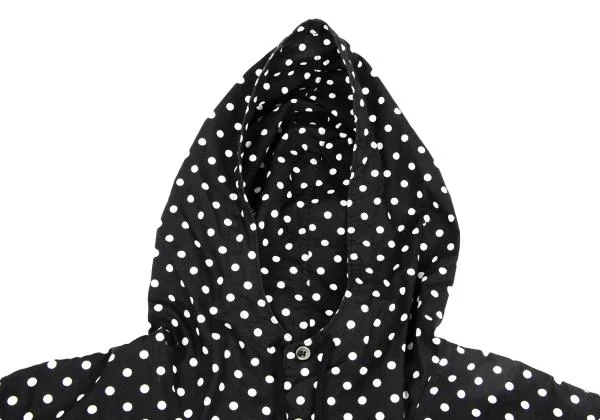 BLACK COMME des GARCONS Dot Print Hooded Shirt K-159697_004