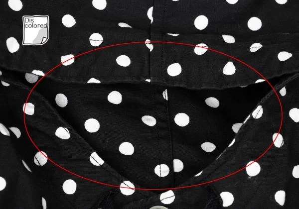 BLACK COMME des GARCONS Dot Print Hooded Shirt K-159697_005