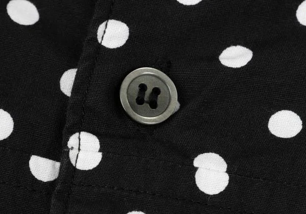 BLACK COMME des GARCONS Dot Print Hooded Shirt K-159697_006