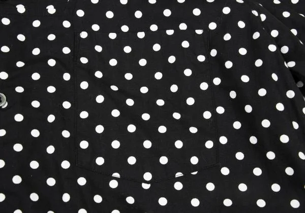 BLACK COMME des GARCONS Dot Print Hooded Shirt K-159697_007
