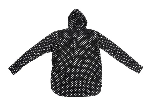 BLACK COMME des GARCONS Dot Print Hooded Shirt K-159697_014