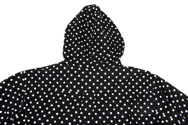 BLACK COMME des GARCONS Dot Print Hooded Shirt K-159697_015