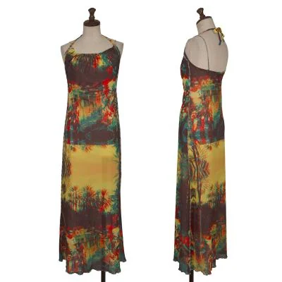 Jean Paul GAULTIER FEMME Tropical Printed Camisole Dress