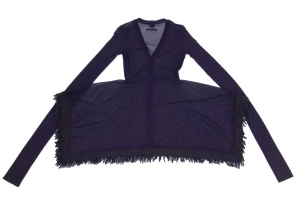 Jean Paul GAULTIER FEMME Taped Drape Mesh Cardigan K-159722_012