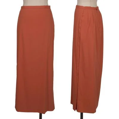 Jean Paul GAULTIER FEMME Wool Nylon Button Design Skirt