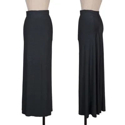 ISSEY MIYAKE Rayon Poly Stretch Flare Skirt