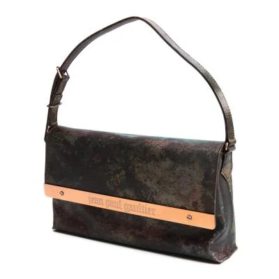 Jean Paul GAULTIER Logo plate V-cyber Shoulder Bag
