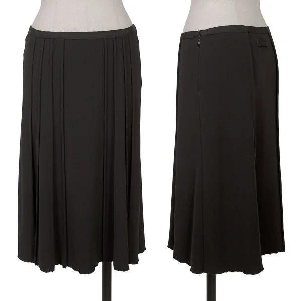 Jean Paul GAULTIER FEMME Tuck Design Skirt Black 40 K-159750_001