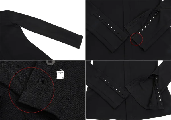 Jean Paul GAULTIER FEMME Stud Button Design Shirt & Skirt K-159751_007