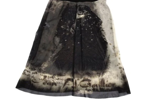 Jean Paul GAULTIER FEMME Collage Printed Mesh Cami Dress K-159753_007