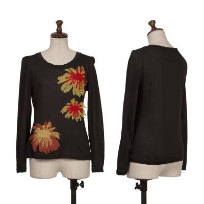 Jean Paul GAULTIER FEMME Floral Patch Cotton T-shirt