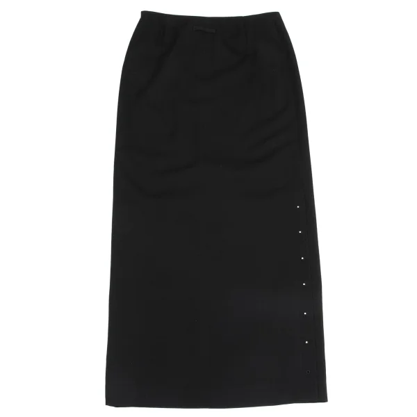 Jean Paul GAULTIER FEMME Wool Bullet Button Long Skirt K-159759_006