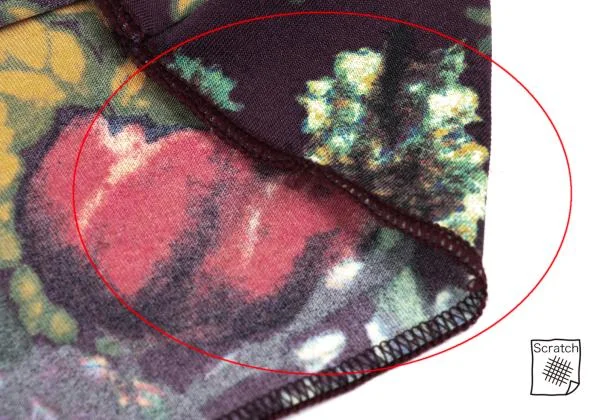 ジャンポールゴルチエJean Paul GAULTIER PARIS フローラルプリント七分袖カットソー 紫マルチ40 K-159764_012