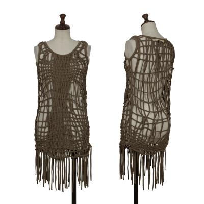 Jean's Paul GAULTIER Braided Fringe Tank Top