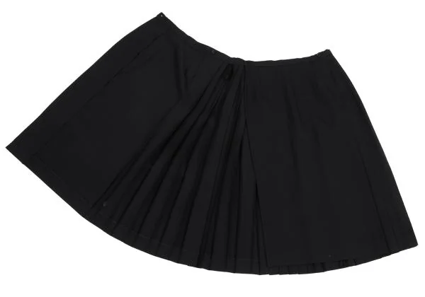 MARGARET HOWELL Pleated Wool Wrap Skirt K-159775_006