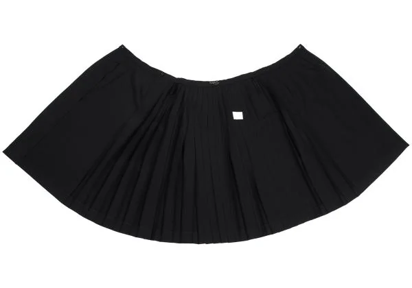 MARGARET HOWELL Pleated Wool Wrap Skirt K-159775_007